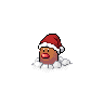 Diglett (Christmas) Sprite